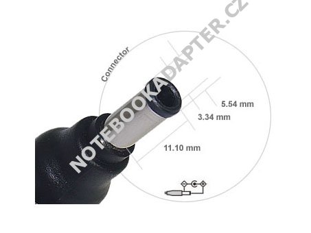 konektor č.2 pro síťový adaptér pro 5,5x3,3x11mm
