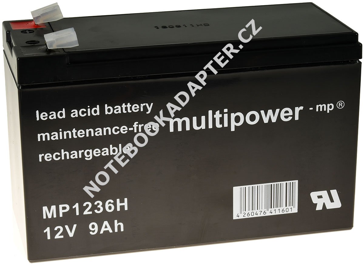 Olověná baterie MP1236H pro UPS APC Back-UPS BE700G-GR  - Powery