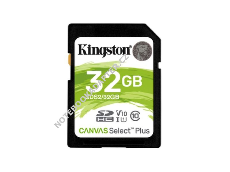 paměťová karta Kingston Canvas Select Plus 32GB SDXC UHS-I SDS2