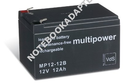 Powery olověná baterie (multipower) MP12-12B Vds nahrazuje Panasonic LC-RA1212PG1