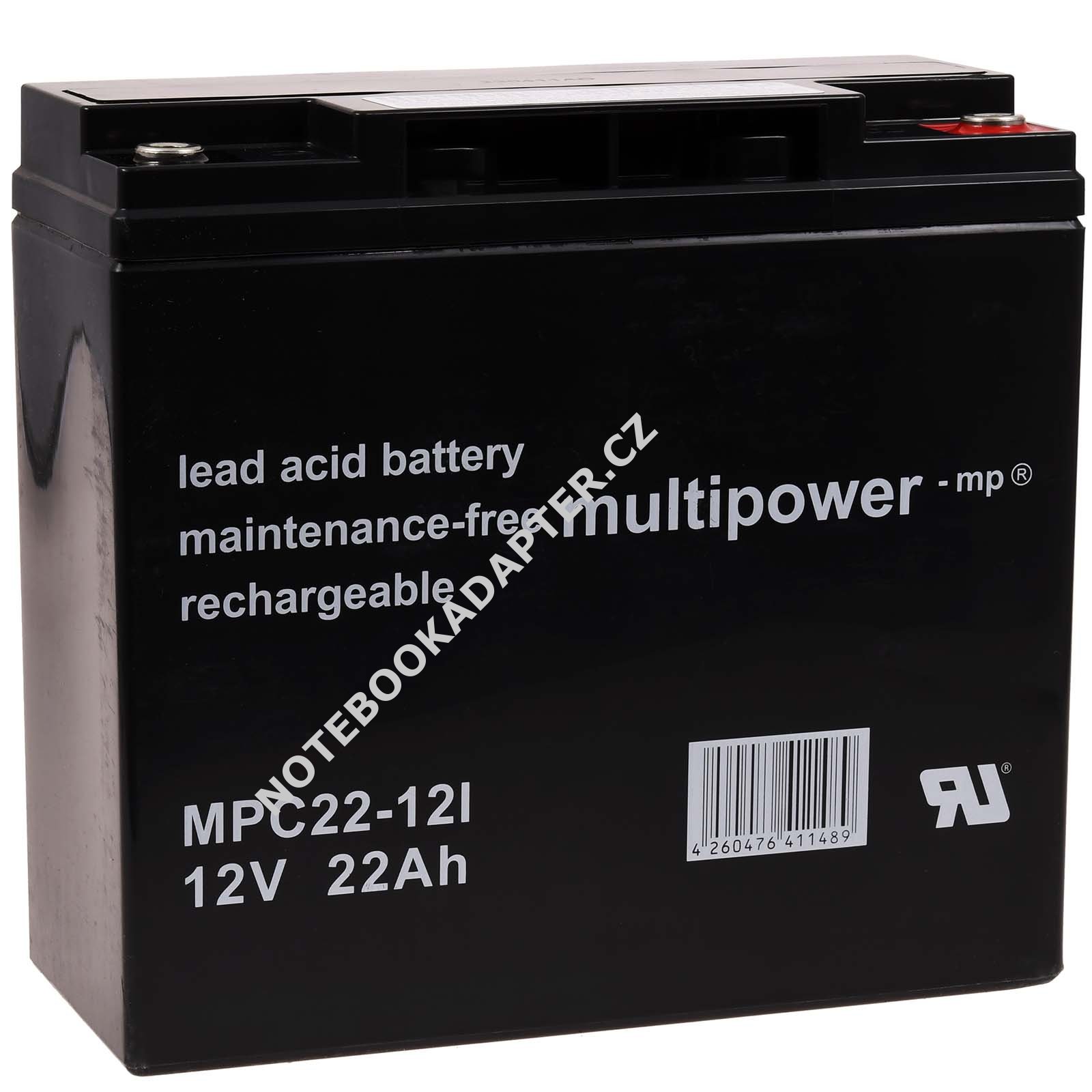 Powery olověná baterie (multipower) MPC22-12I hluboký cyklus
