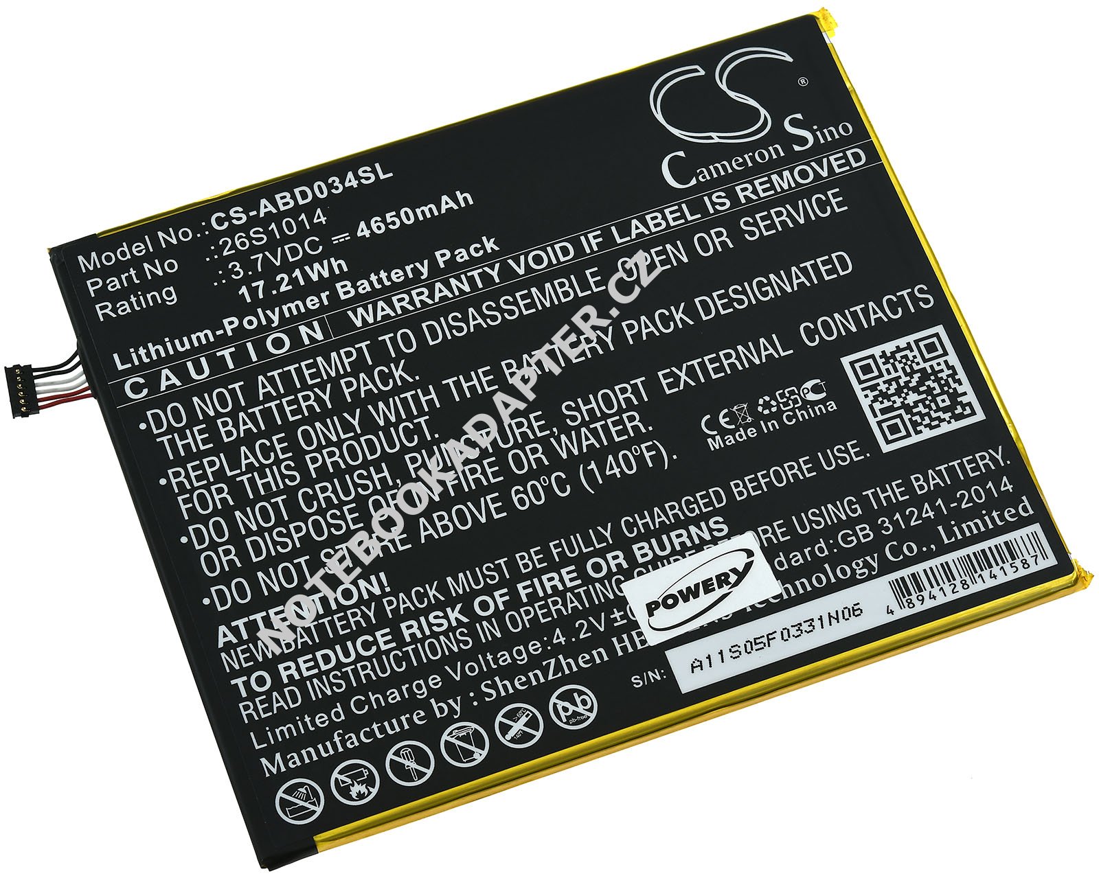 aku pro Amazon Kindle Fire 8 (7. generace)