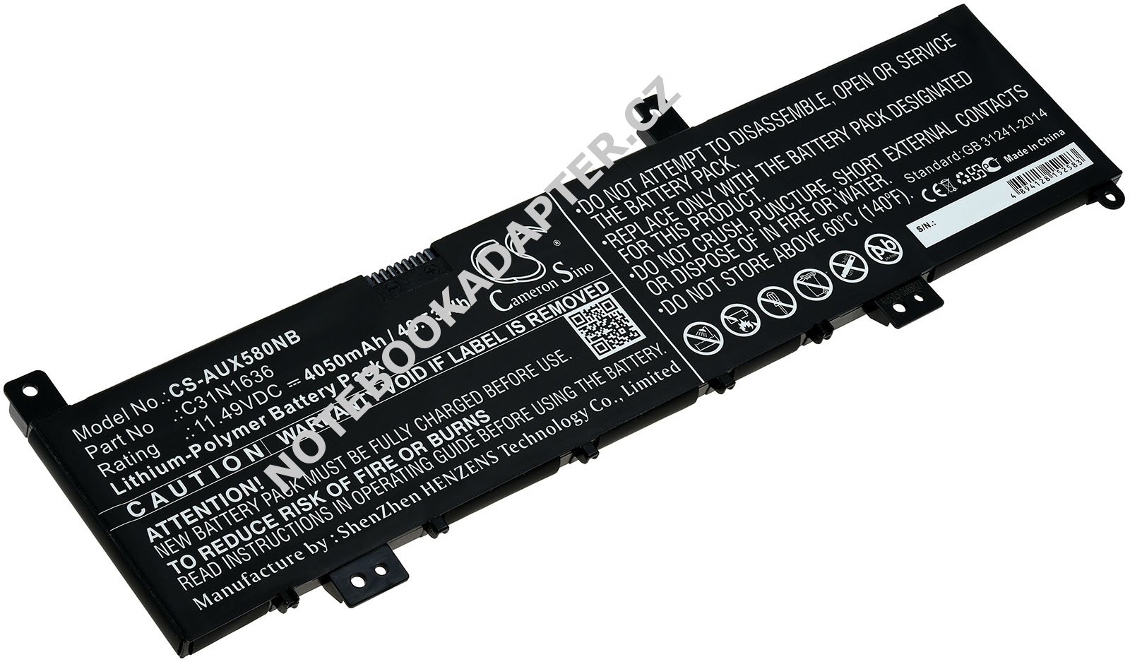 aku pro Asus N580GD-DM230T