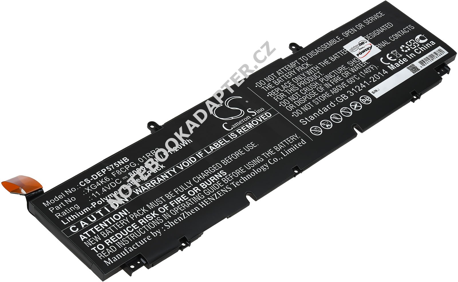 aku pro Dell XPS 17 9700 9700-2200