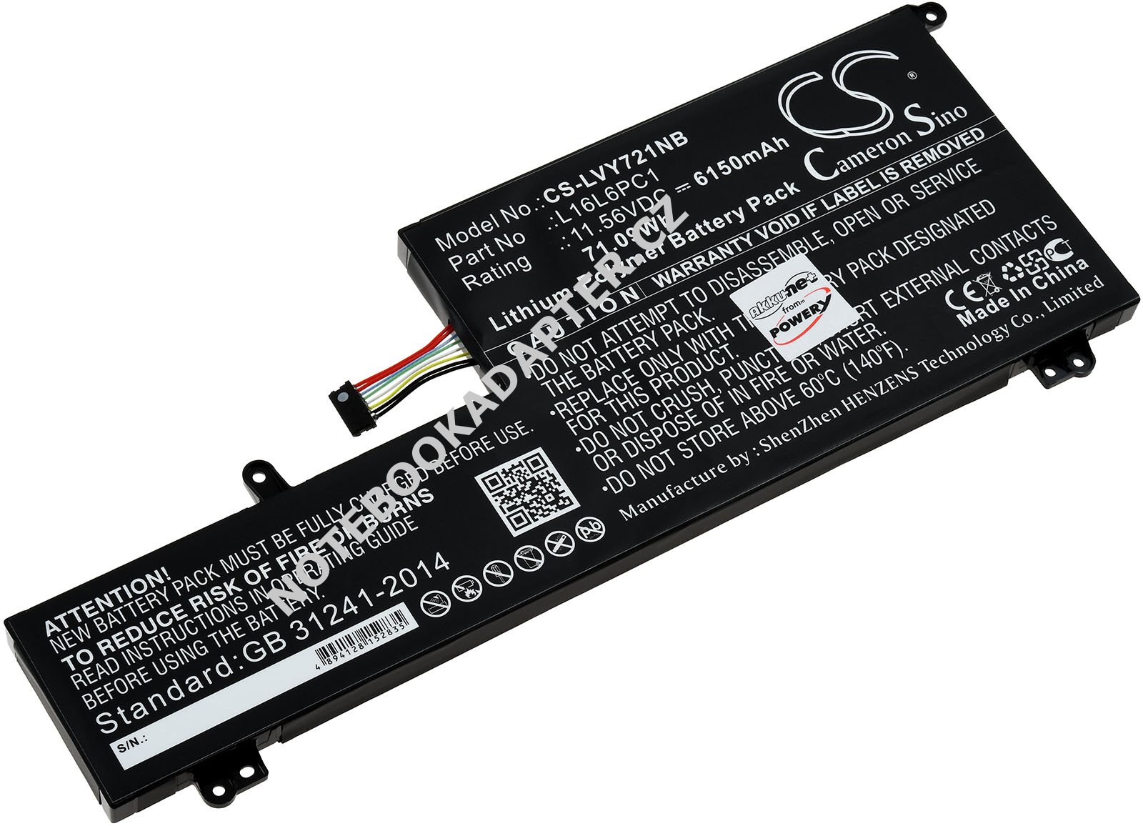 aku pro Lenovo Yoga 720-15IKB (80X7005BGE)