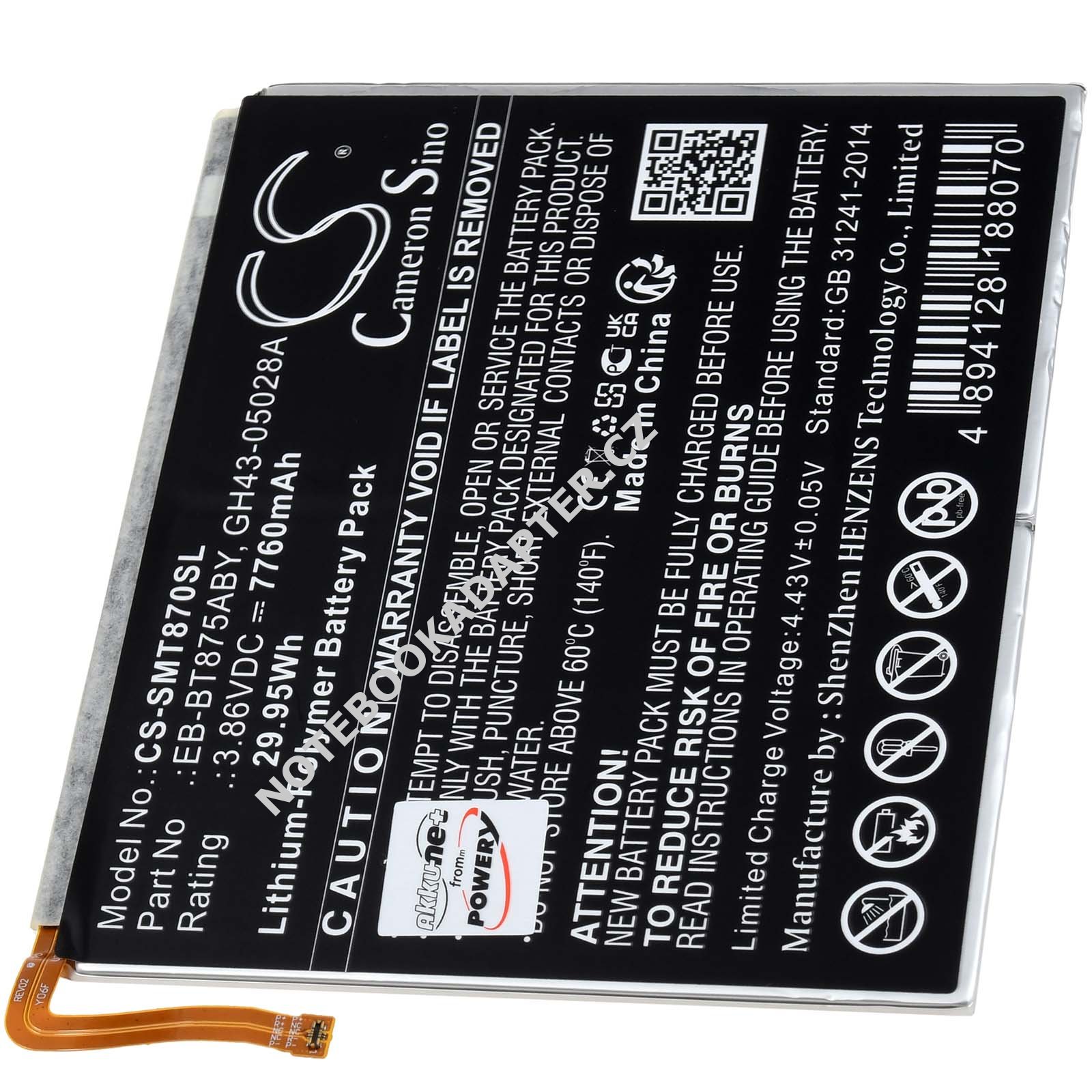 aku pro tablet Samsung SM-T870 SM-T875N