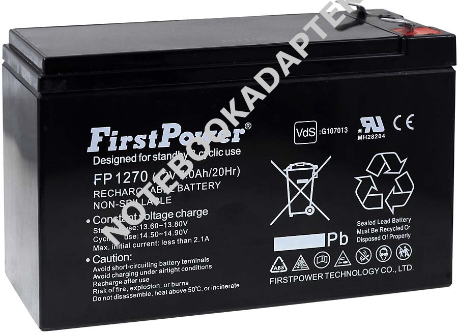 Akumulátor FP12070 VdS - FirstPower originál