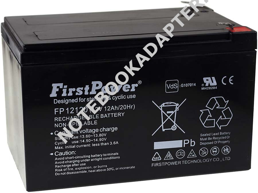 Akumulátor FP12120 12Ah 12V VdS - FirstPower originál