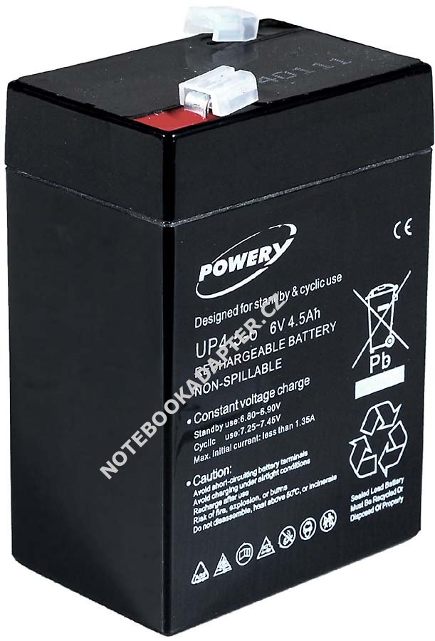 Akumulátor Typ FG10451 6V 4,5Ah - Powery