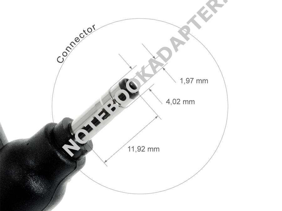 konektor č.30 pro síťový adaptér 4,0x2,0x11,9mm