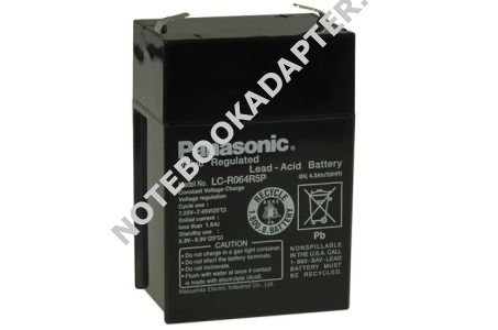 Olověná baterie Panasonic LC-R064R5P 6V 4,5Ah