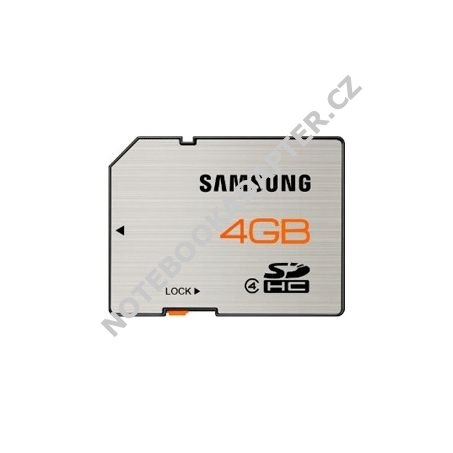 paměťová karta Samsung Silver SDHC 4GB Class 4