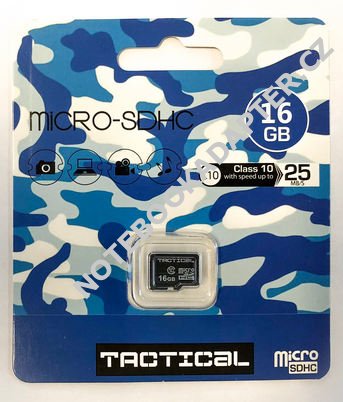 paměťová karta Tactical microSDHC 16GB Class 10