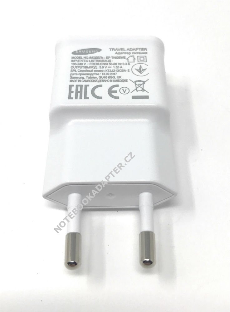 Samsung nabíječka / nabíjecí Adapter pro Samsung Galaxy S3 / S3 mini bílá originál