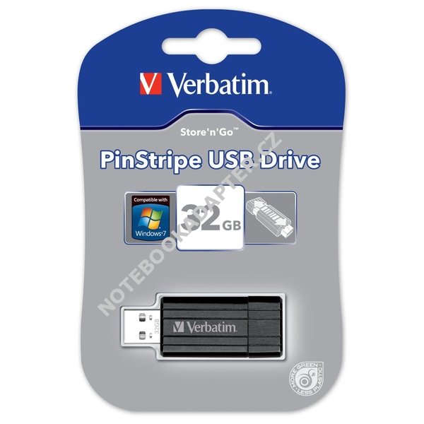 Verbatim USB flash disk PinStripe 32GB